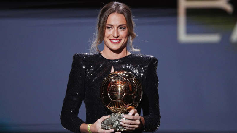 Alexia Putellas: Fue la ganadora del Balón de Oro femenino