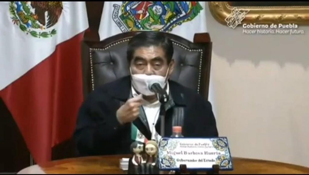 Gobernador Barbosa anunció inversión de 50 mdp para rehabilitar vialidades en Puebla capital