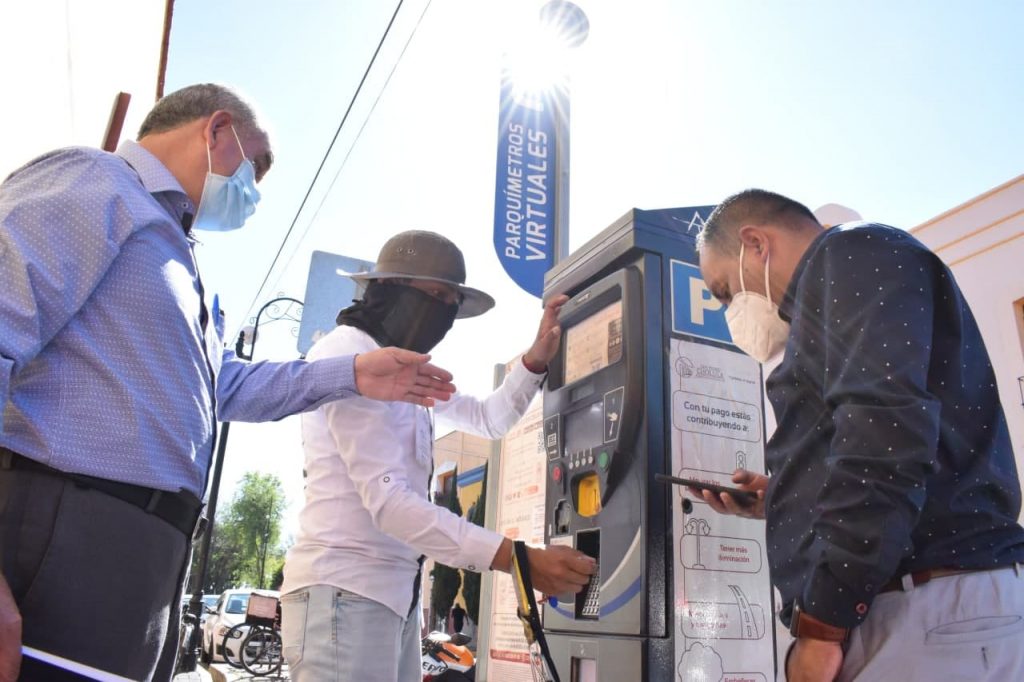 Ayuntamiento de San Pedro Cholula dará mantenimiento a parquímetros