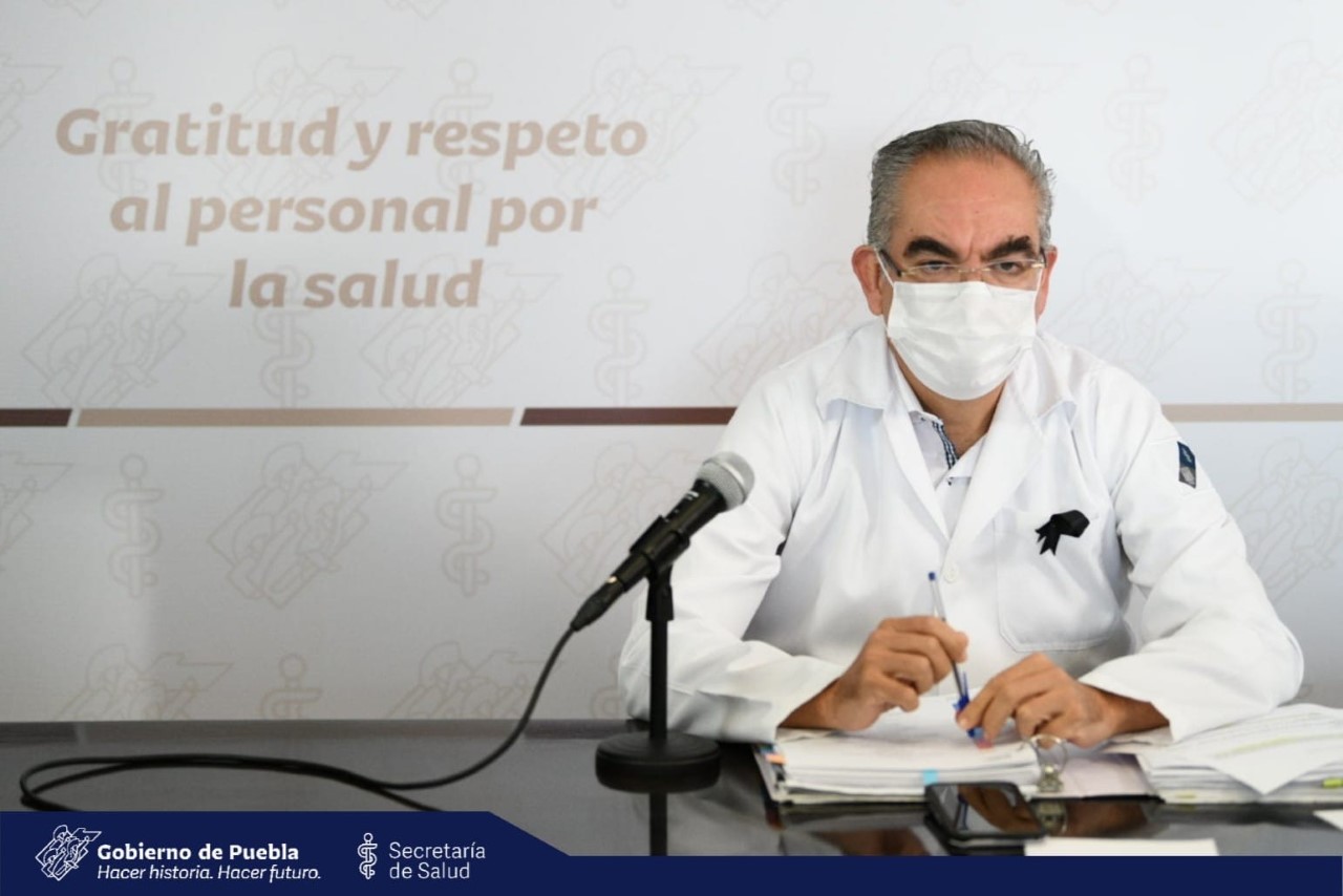 Video desde Puebla: Red hospitalaria estatal sigue con la mayor demanda de pacientes covid, indicó el secretario de  Salud