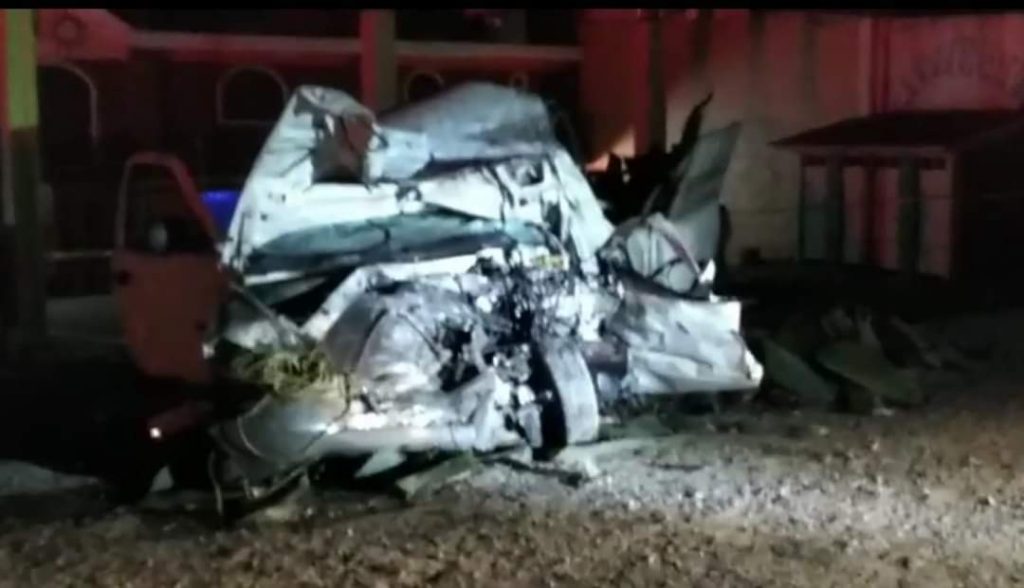 Fatal accidente cobra la vida de 4 personas en Azumbilla