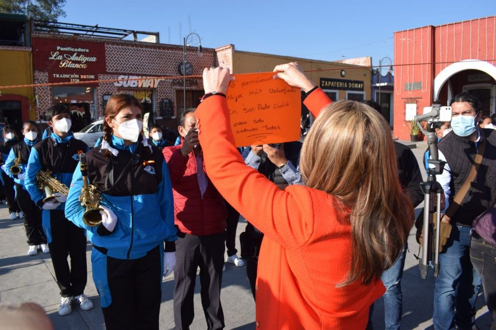 San Pedro Cholula, hacia un municipio libre de violencia: Paola Angon
