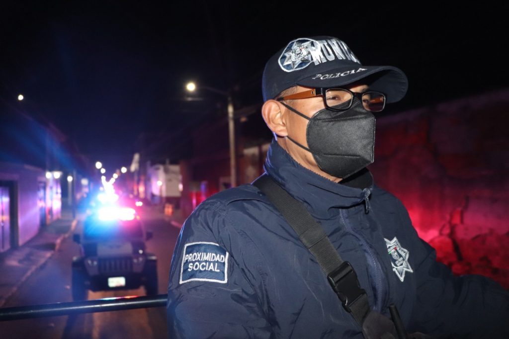 Saldo blanco, reporta la Secretaría de Seguridad de San Pedro Cholula en operativo de prevención del delito