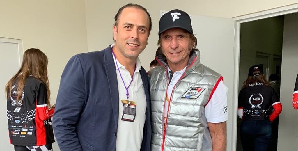Jerónimo de Yturbe y Gilbo Jiménez en la Freightliner GTM dentro del F1 Gran Premio de México