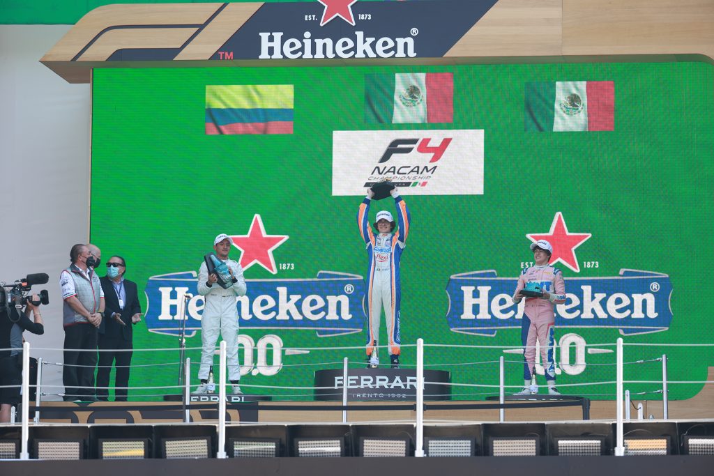 Artie Flores triunfa en el Gran Premio de México dentro de la FIA F4 NACAM Championship