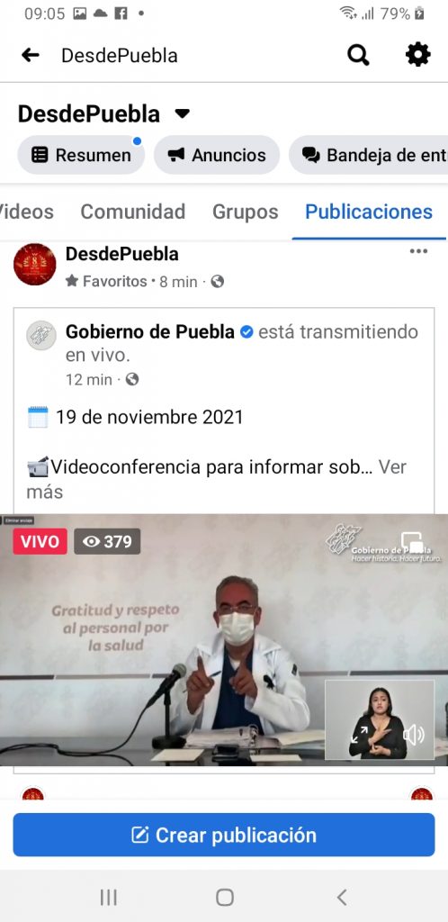 Parte de Guerra Puebla viernes 19: Por segundo día en la crisis sanitaria, ayer Puebla no registró muertos, informó el secretario Martínez García