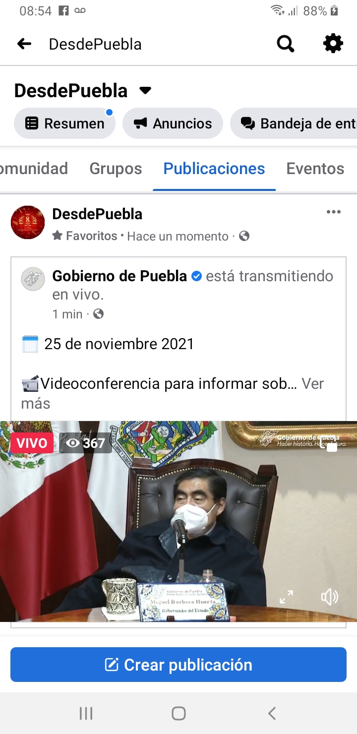 Video desde Puebla: Un transporte público que circule por abajo del periférico, planteó el gobernador Miguel Barbosa