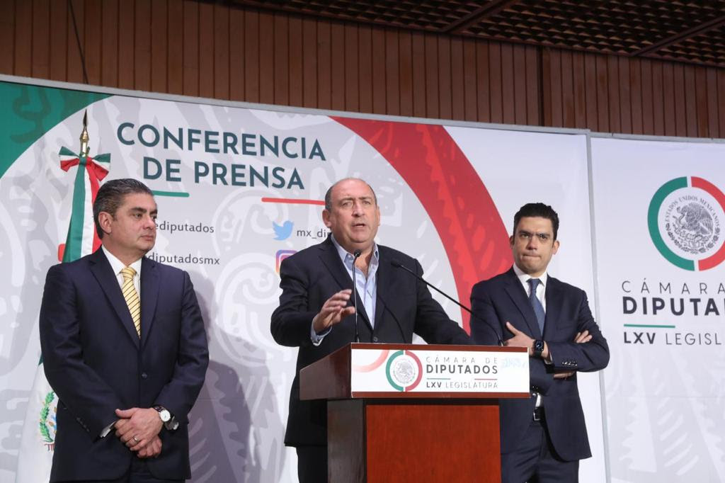 Coalición legislativa “Va por México” anuncia controversia constitucional contra ejecutivo por “decretazo”, que define a obras emblemáticas de AMLO como: “De Seguridad Nacional”