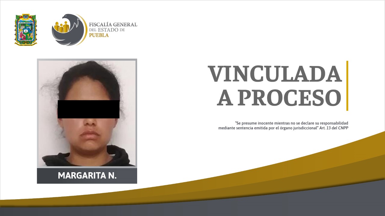 Margarita, vinculada a proceso por el secuestro de un hombre en Chignahuapan