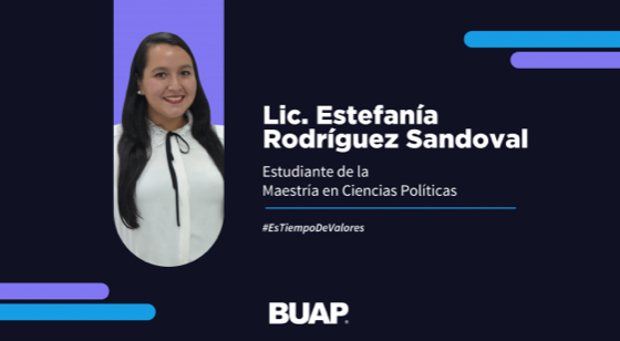 La BUAP nos impulsa a esforzarnos y fortalece nuestros valores para construir una mejor sociedad: Estefanía Rodríguez