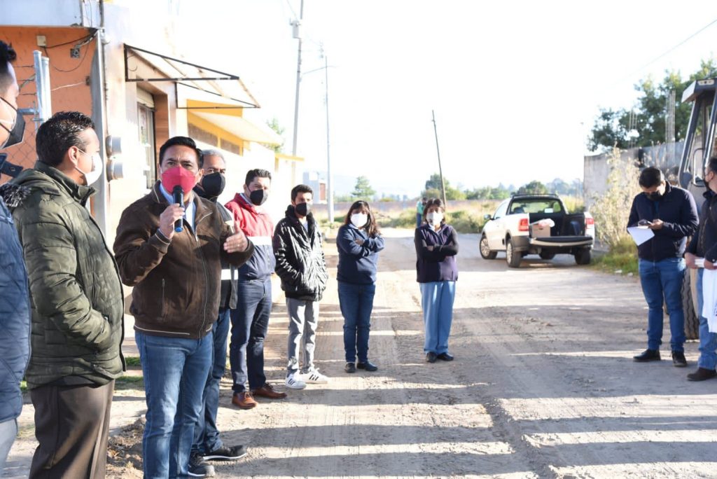 Arrancan obras en la comunidad de San Lucas Cuauhtelulpan, en Tlaxcala capital