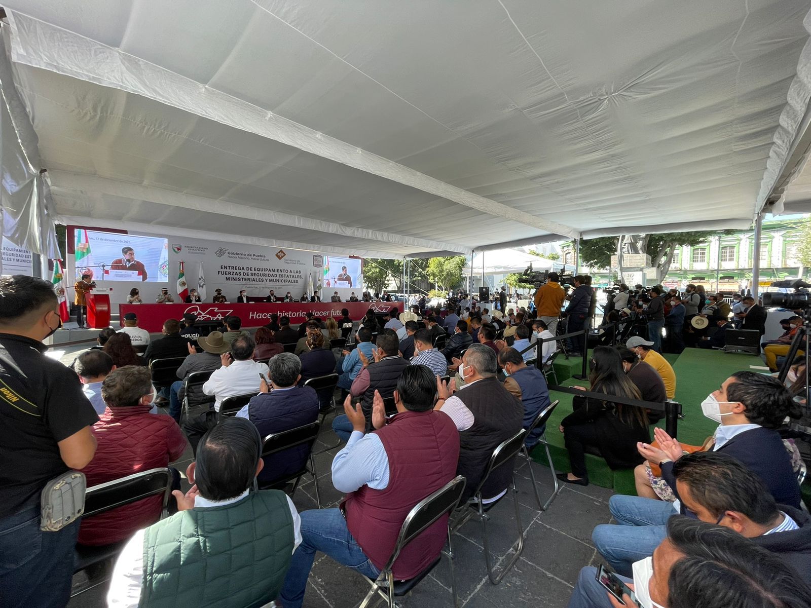 Fundamental el apoyo del Gobierno del Estado para lograr la seguridad en Chignahuapan: LRN