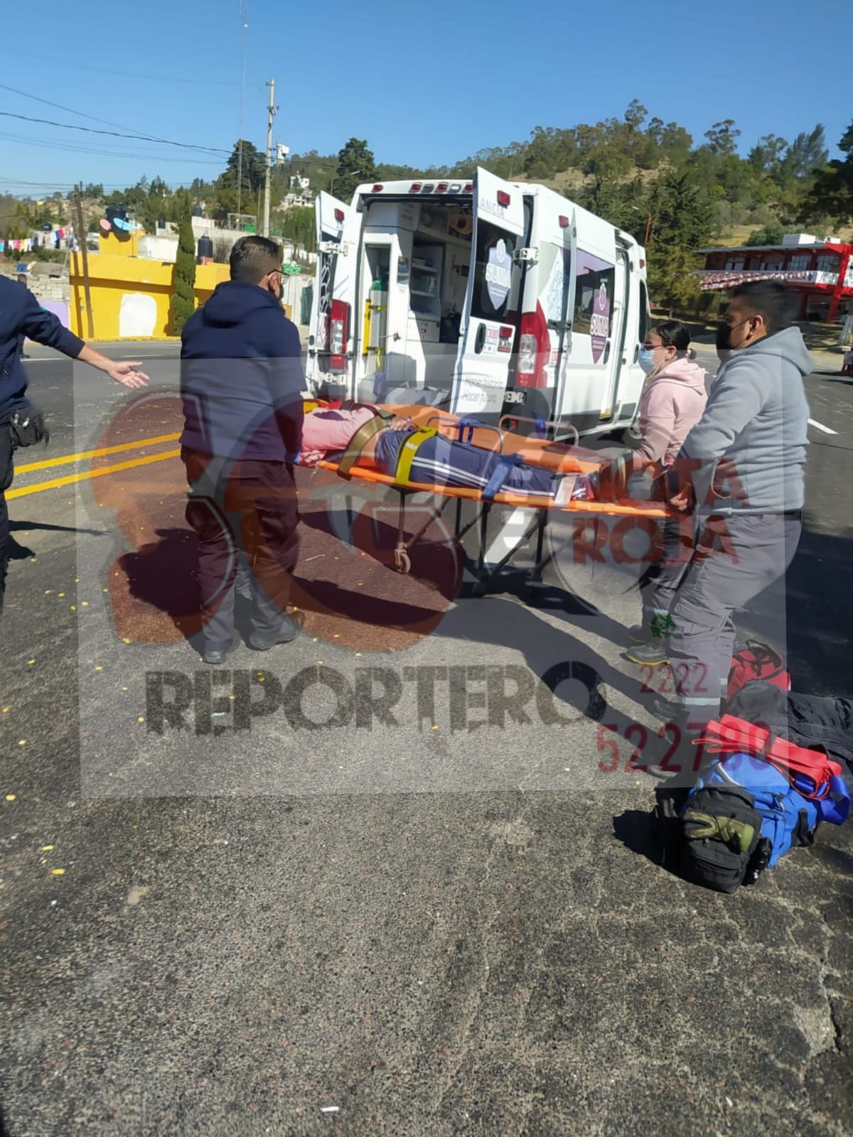 Cuatro heridos, entre ellos dos menores, saldo de un accidente en Ciudad Serdán