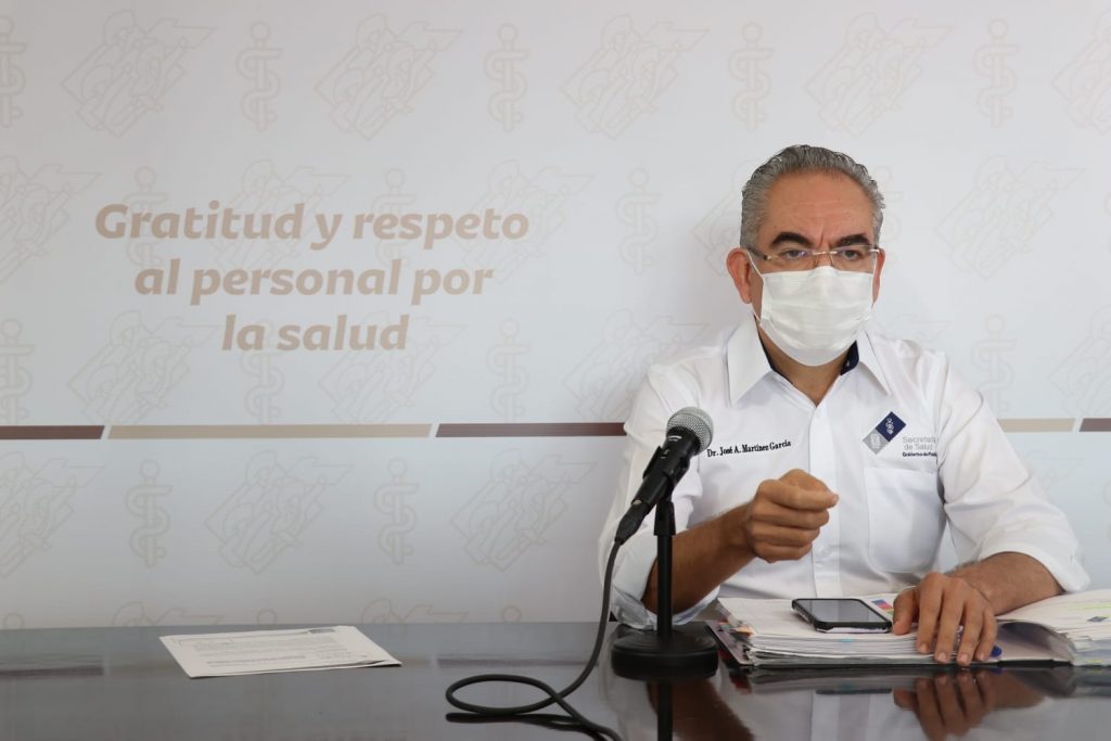 Video desde Puebla: Hay 109 pacientes internados por Covid y 25 intubados, admitió José Antonio Martínez Garcia