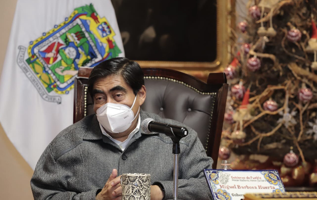 Video desde Puebla: Gobernador Barbosa desmintió que se haya detenido al Fede, dirigente de ambulantes