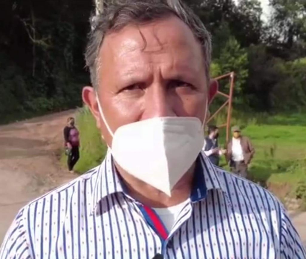 Baleado, fallece en hospital presidente auxiliar de Jicolapa, Norberto Moreno