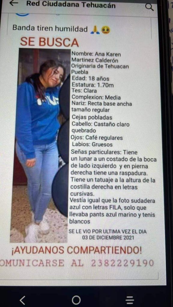 Hallan en Tehuacán a joven mujer sin vida y con un golpe en la cabeza