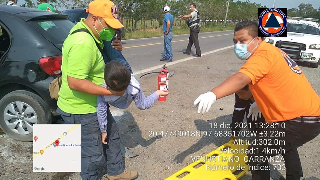 Aparatoso accidente deja varios lesionados en La Uno