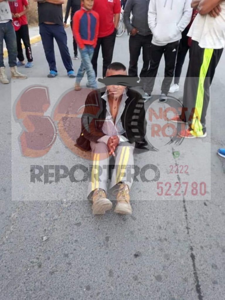 Detienen a presunto robachicos en Amozoc