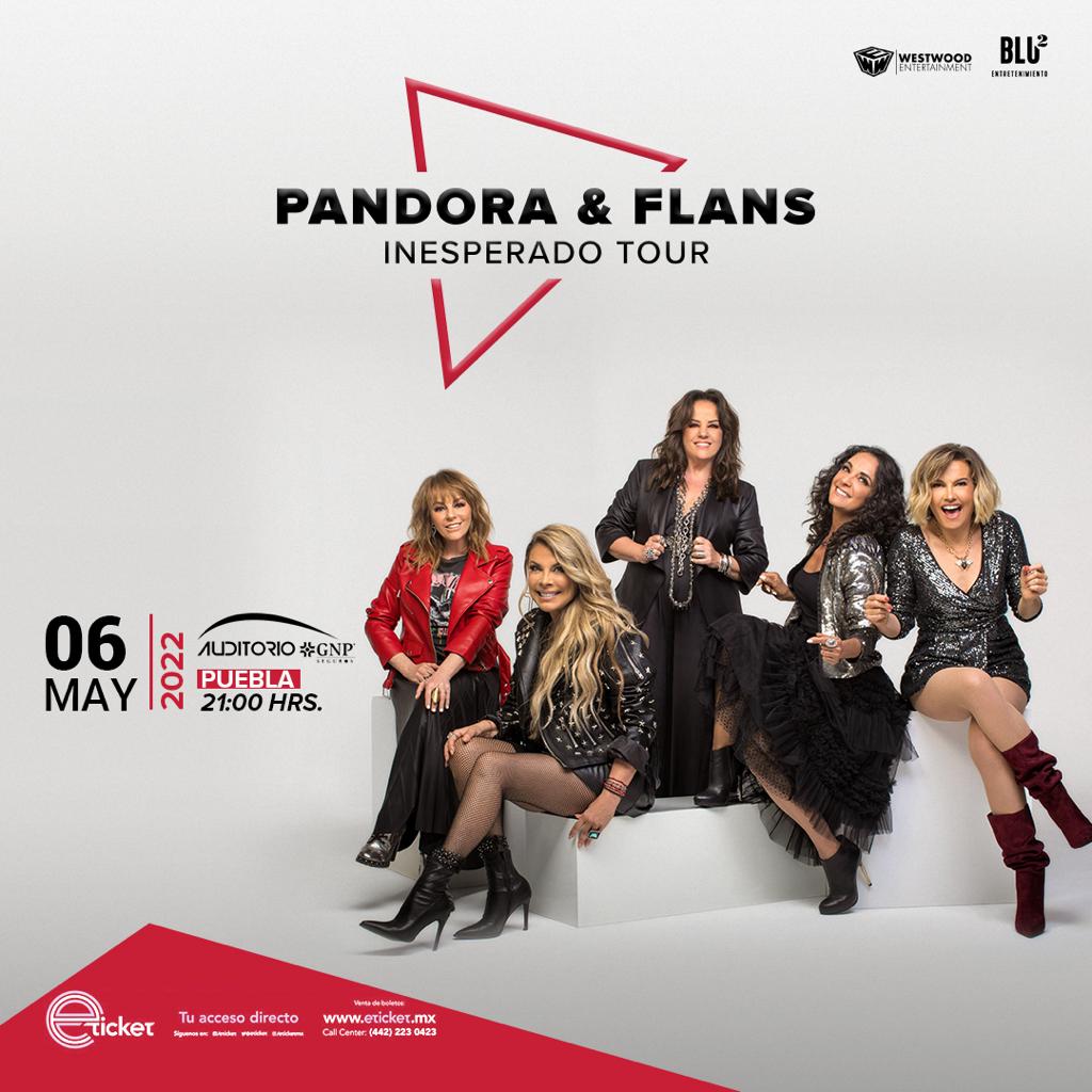 “Inesperado Tour”: Pandora y Flans llegan juntas a Puebla