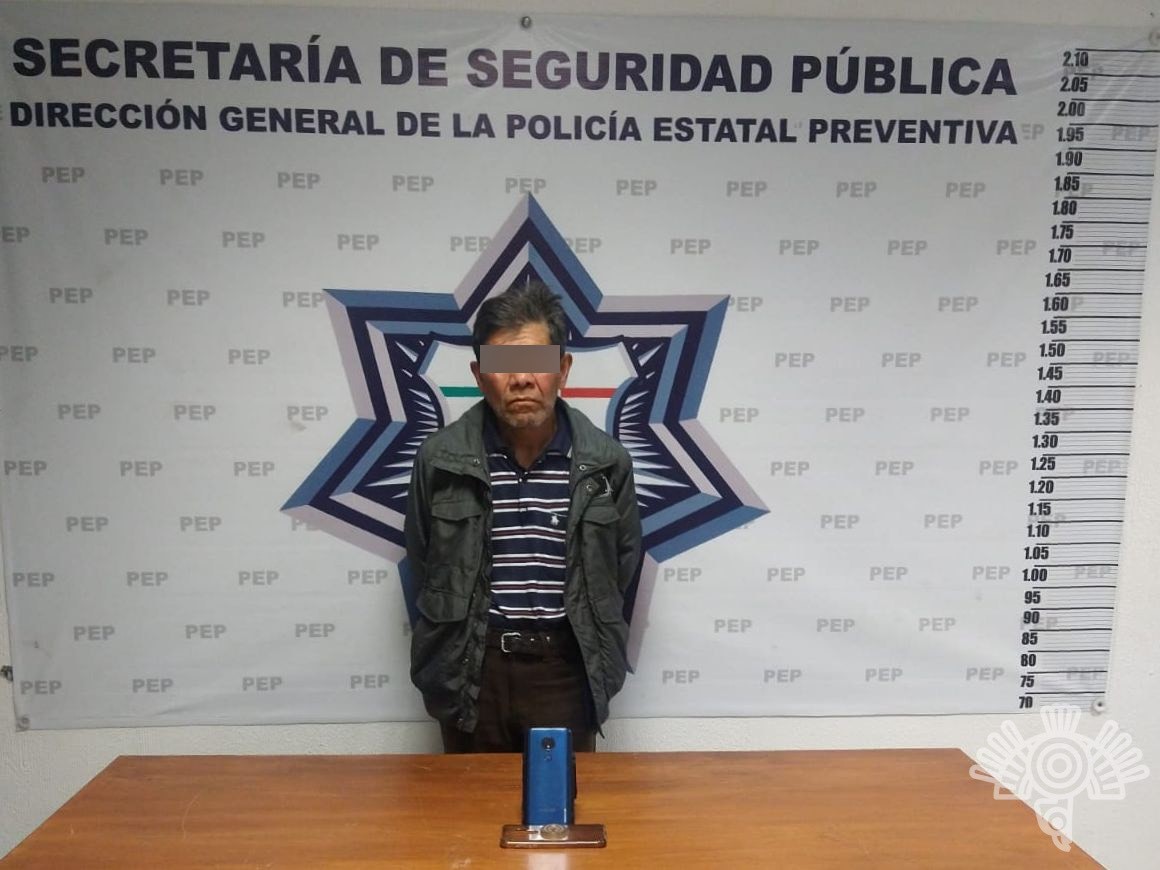 Detiene Policía Estatal a presunto ladrón en transporte público