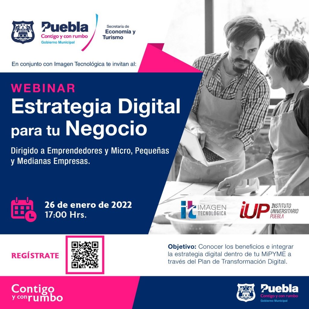 Secretaría de Economía y Turismo municipal invita a empresas a webinar sobre Estrategia Digital