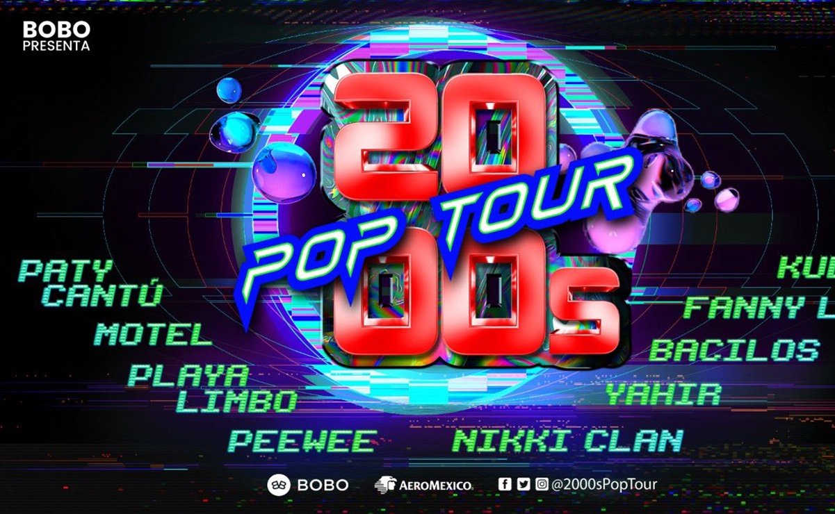 El espectáculo “2000’s Pop Tour” reúne a artistas y grupos emblemáticos de dicha década