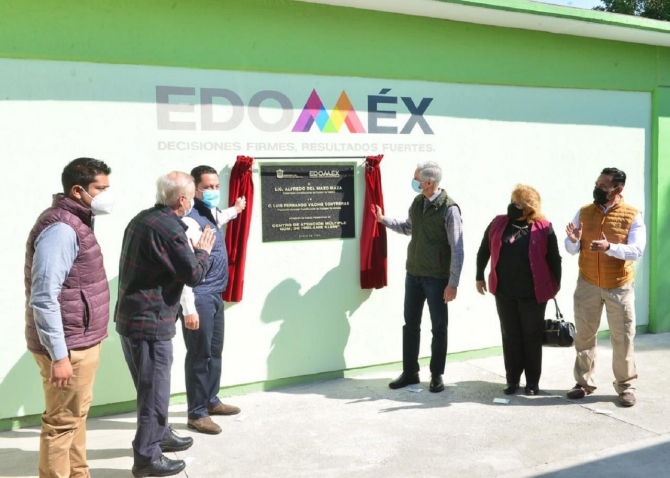 Entrega Del Mazo primer CAM de tiempo completo del EdoMéx