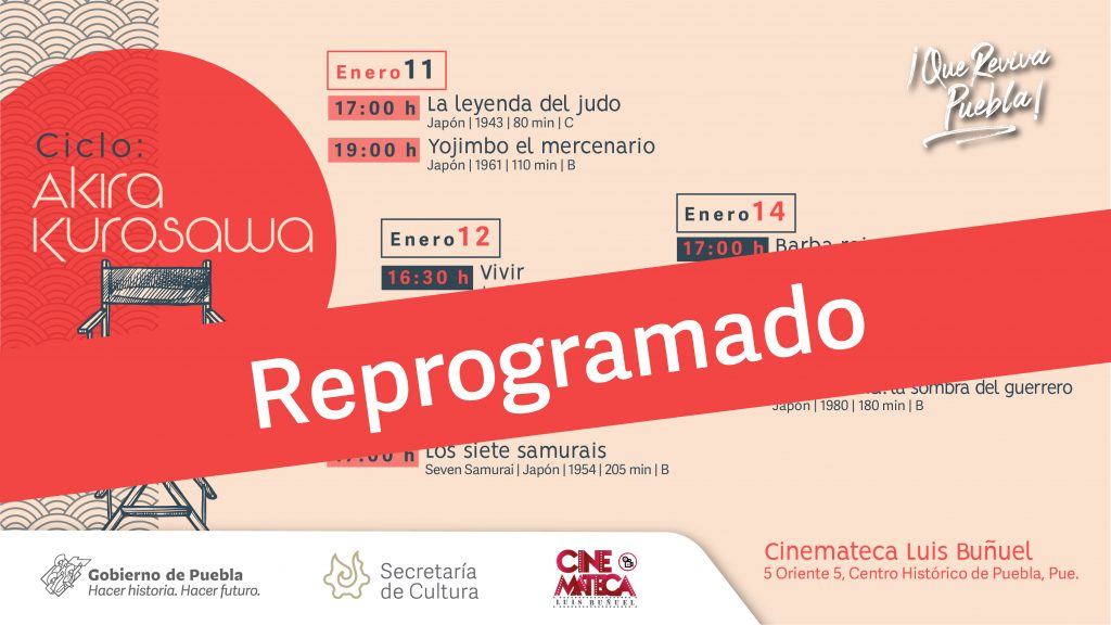 Cultura cancela ciclo de cine Akira Kurosawa