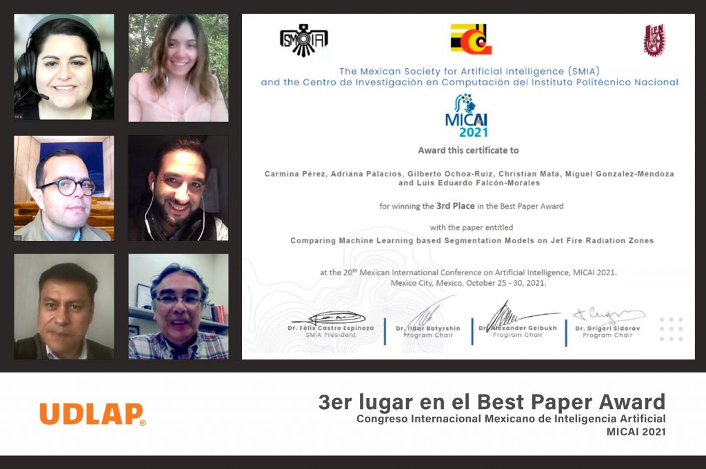 Artículo en el que participa académica UDLAP dentro del Top 3 de mejores paper del MICAI 2021