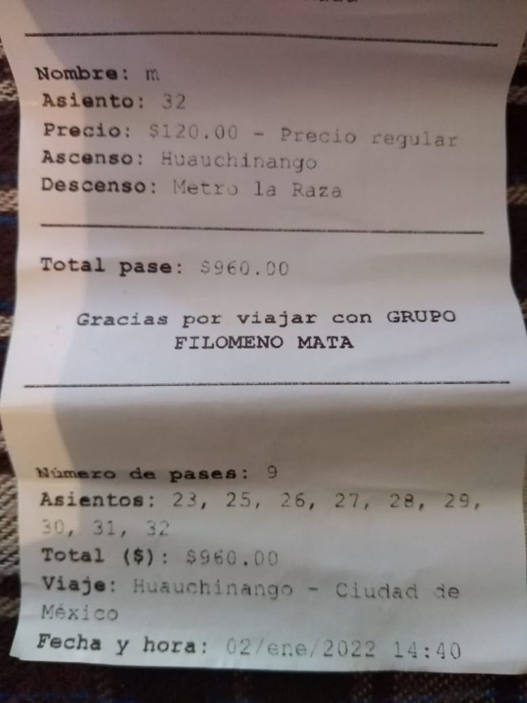 Inexperto conductor de autobús da dos vueltas desde el Tejocotal a Texcapa antes de salir a la CDMX