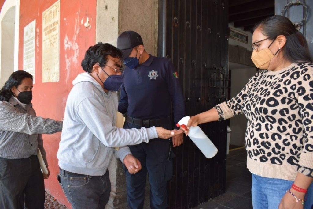 En San Pedro Cholula fortalecen las medidas contra el Covid19