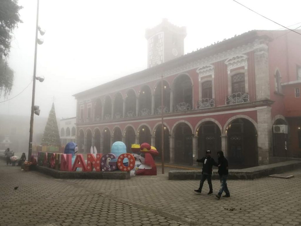 Fotonota: Las bajas temperaturas afectan Huauchinango