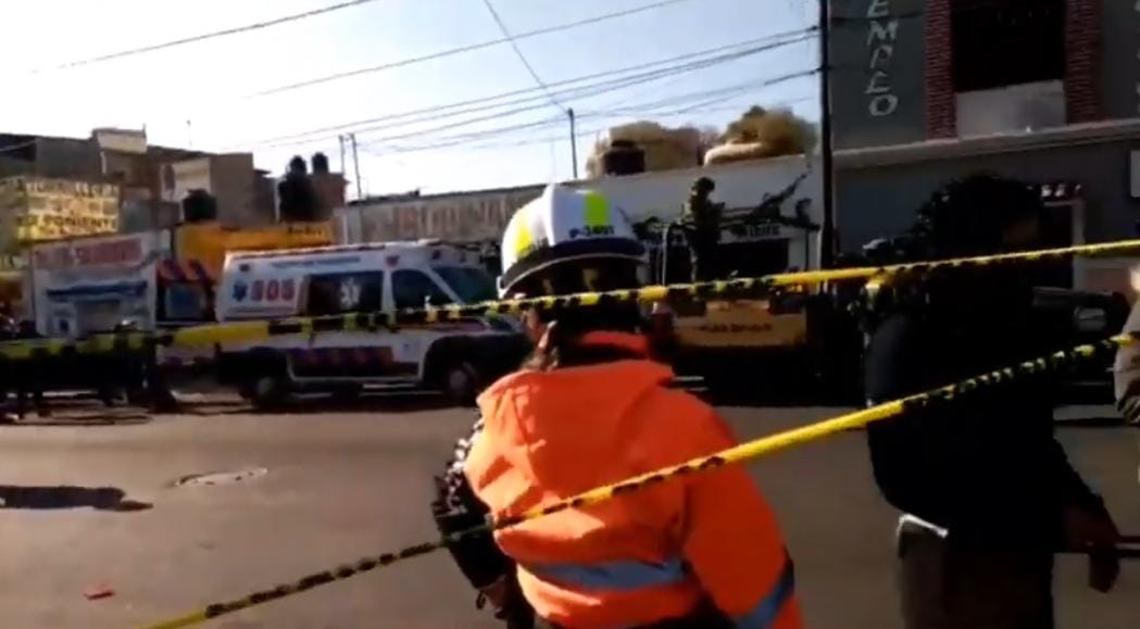 Video desde Puebla: Se suspende de manera momentánea la búsqueda de víctimas en la explosión