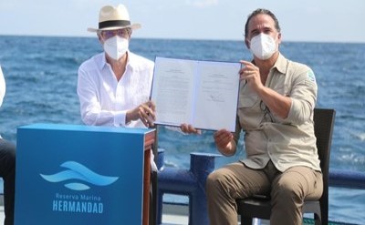 Ecuador oficializó la creación de la nueva Reserva Marina de Galápagos anunciada en la COP26