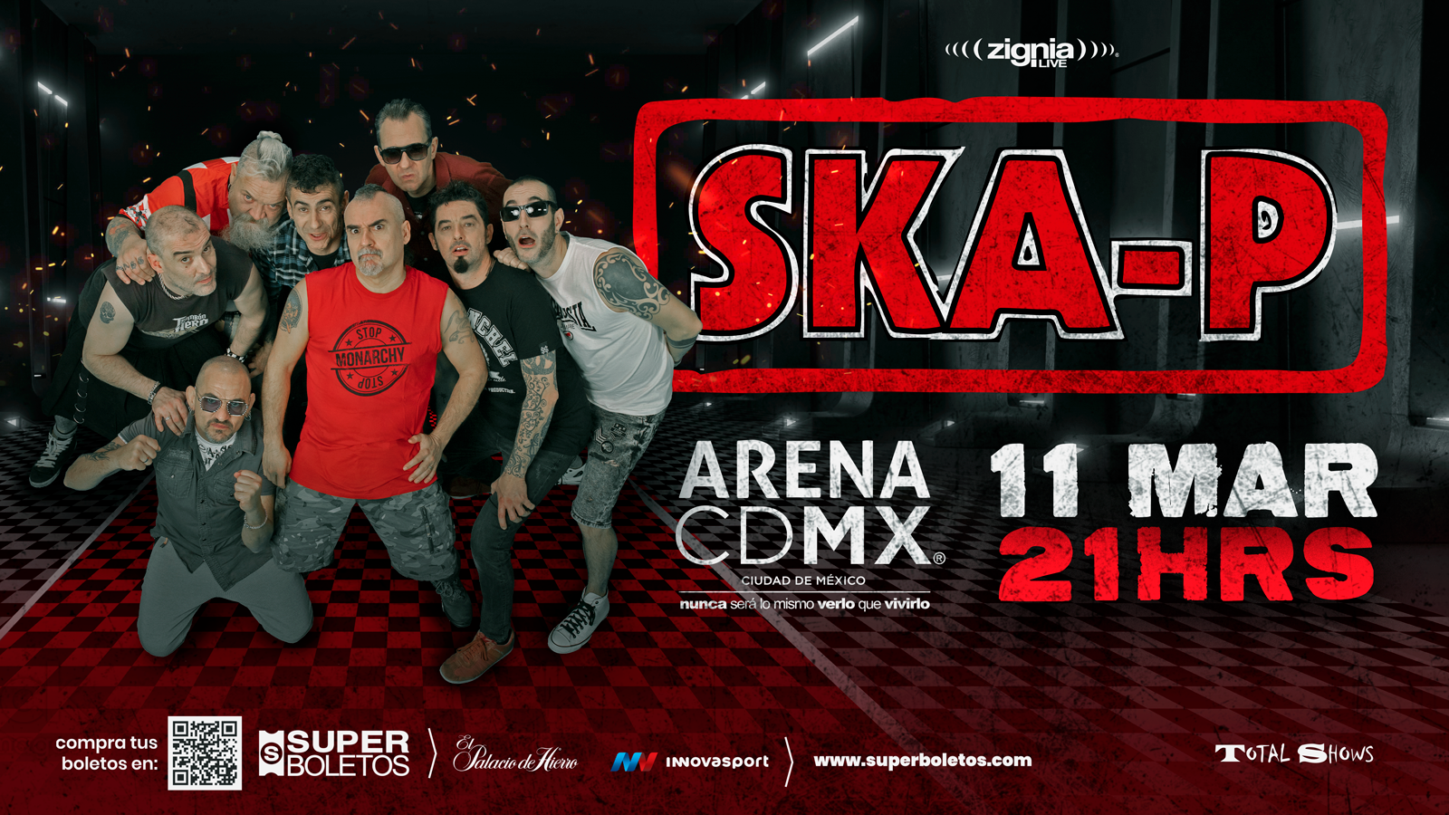 La banda española Ska-P llega a México