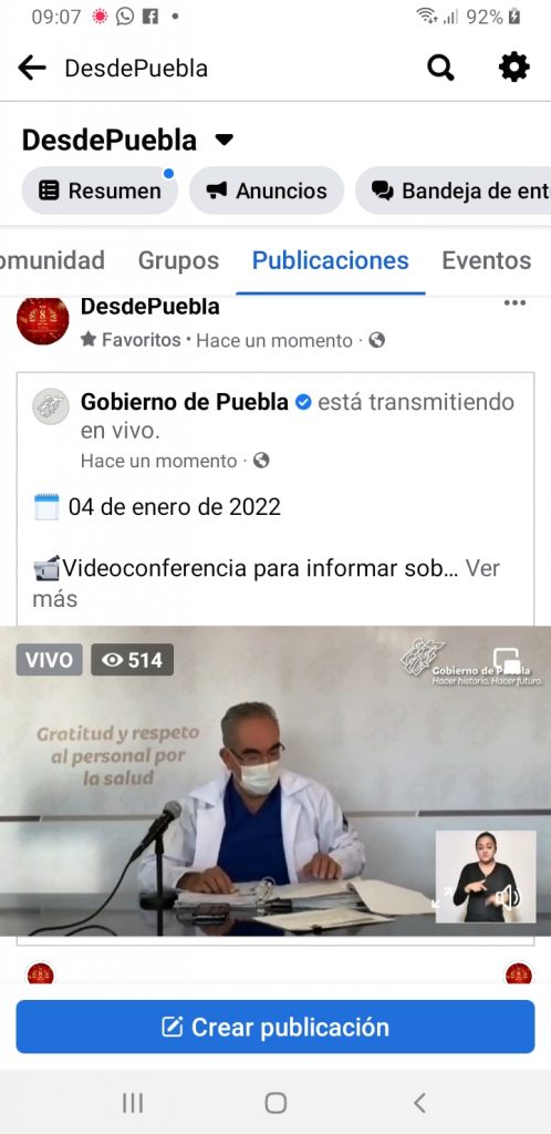 Parte de Guerra Puebla martes 4: La entidad sumó 40 contagios más, pero ningún fallecido, señaló el secretario de Salud