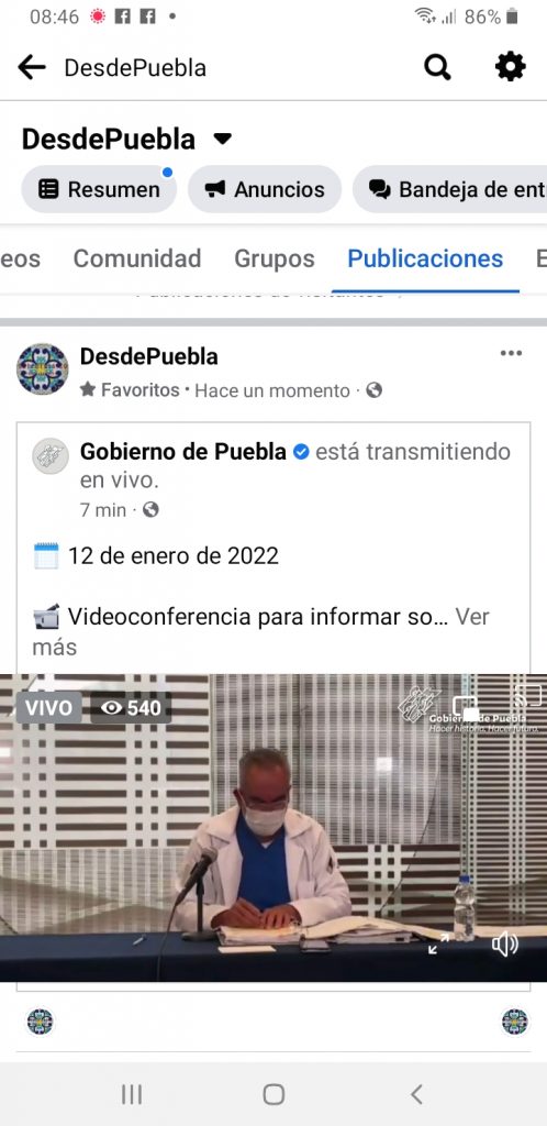 Parte de Guerra Puebla miércoles 12: El estado sumó 493 contagios en un solo día