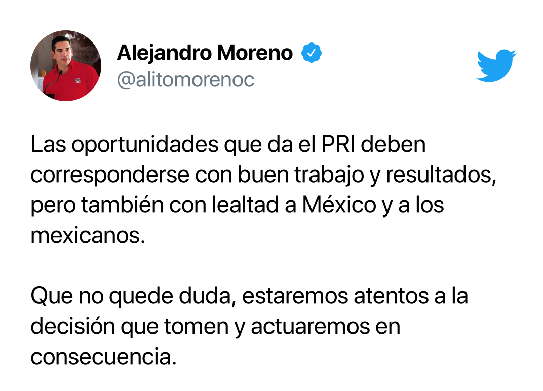 Consejo Político tendrá que aprobar licencia, o exgobernadores serán expulsados del PRI: Alejandro Moreno