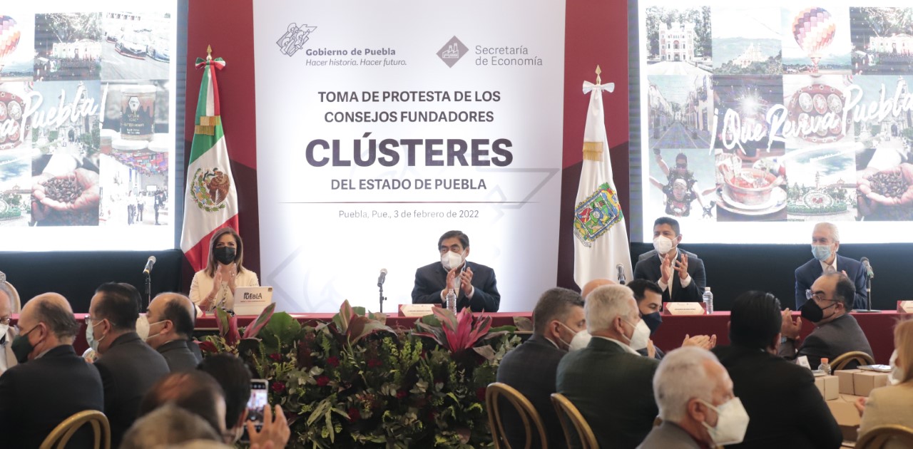 Clústeres, herramienta de desarrollo social con seguridad: Miguel Barbosa