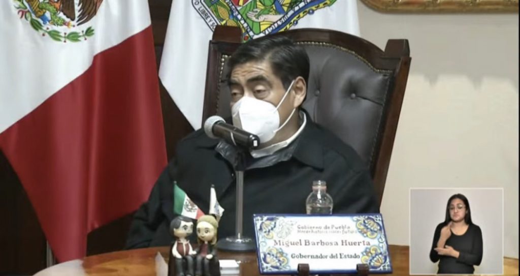 Video desde Puebla: Gobernador Barbosa respalda al presidente López Obrador