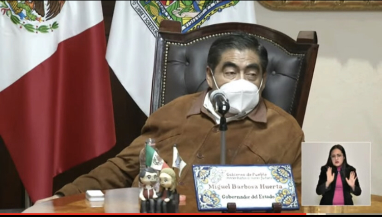 Video desde Puebla: Gobernador Barbosa confirmó denuncia contra empresa que vendía espacios para la feria