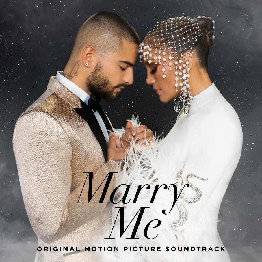 Jennifer Lopez y Maluma anuncian el lanzamiento de la banda sonora de “Marry Me”