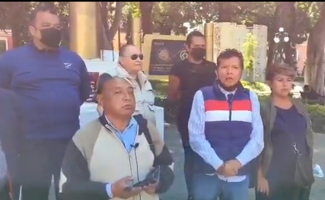 Video desde Puebla: Frente Nacional de Izquierda Social se pronuncia contra la instalación de parquímetros en la capital