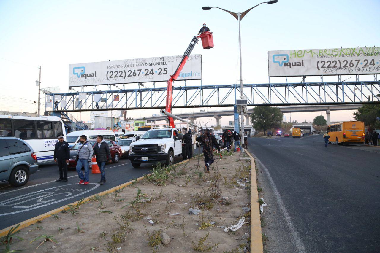 Ayuntamiento de Puebla interviene de manera integral en el bulevar Carmen Serdán