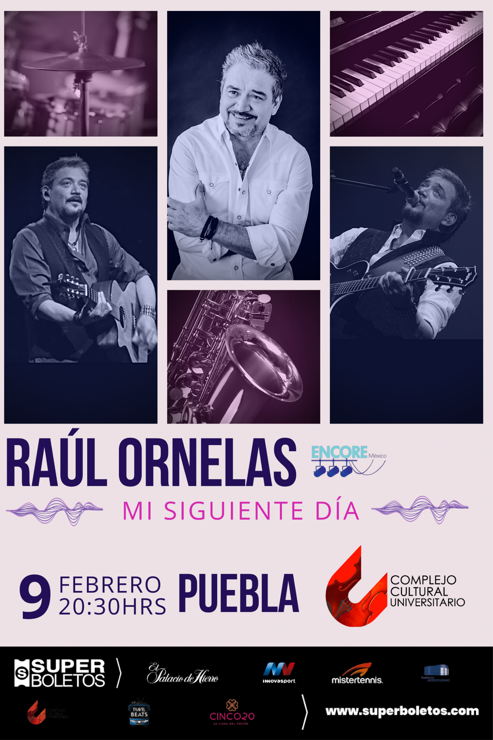 Raúl Ornelas llega a Puebla con “Mi siguiente día”, su nueva gira