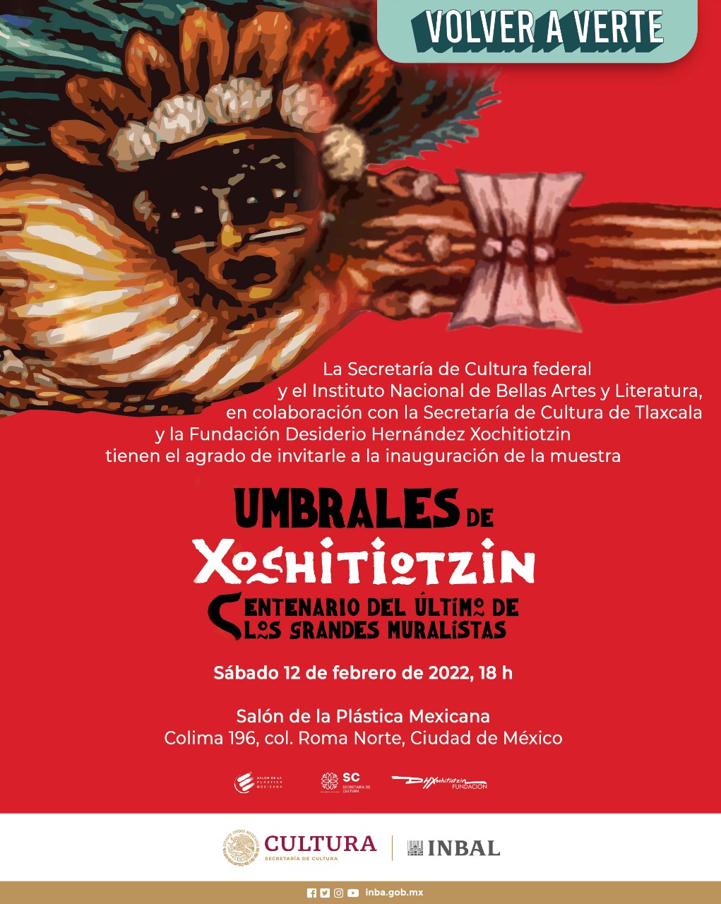 Salón de la plástica mexicana presenta “Umbrales de Xochitiotzin último de los grandes muralistas de México”