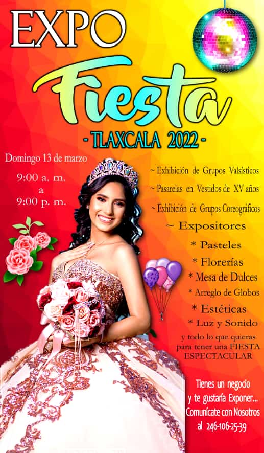 Compañía Estatal de Danza Folklórica de Tlaxcala  invita a “Expo Fiesta Tlaxcala 2022”