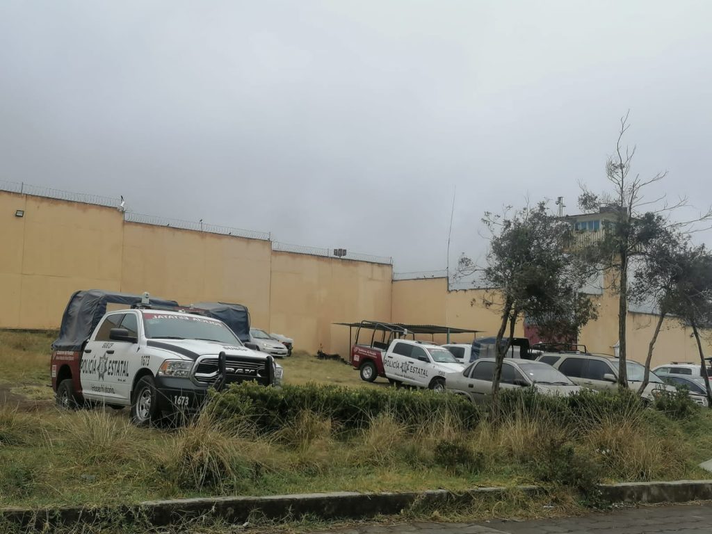 Fotonota: Reportan operativo de policía estatal en la cárcel de Huauchinango