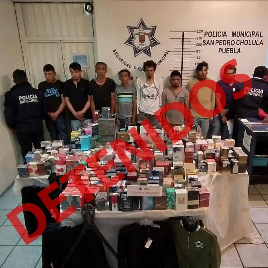 Policía de San Pedro Cholula atrapa a los que robaron Suburbia